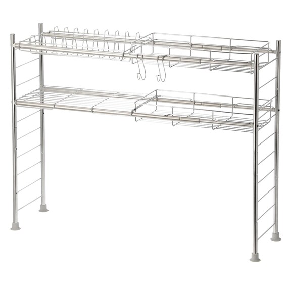 伸縮シンク上ラック8点セット(SUS) 1枚目画像