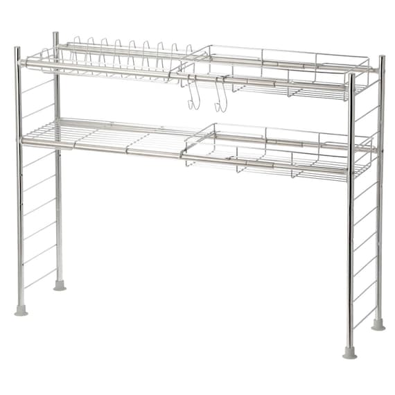 伸縮シンク上ラック8点セット(SUS) 1枚目画像