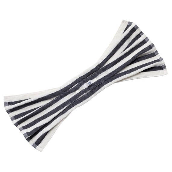 しまがら ループ付きドレスタオル TY(ダークグレー) 3枚目画像