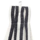 しまがら ループ付きドレスタオル TY(ダークグレー) 4枚目画像