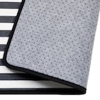 しまがら ループ付き キッチンマット(グレー TY) 4枚目画像