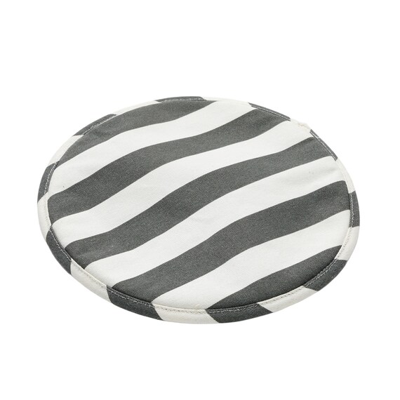 しまがら ループ付き 鍋つかみにもなる鍋敷き TY(ダークグレー) 7枚目画像