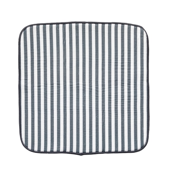 しまがら ループ付き 給水マット TY(ダークグレー) 1枚目画像