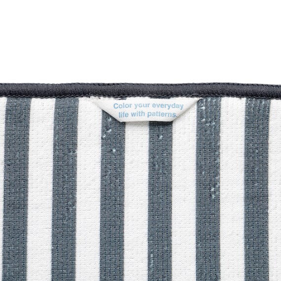 しまがら ループ付き 給水マット TY(ダークグレー) 2枚目画像