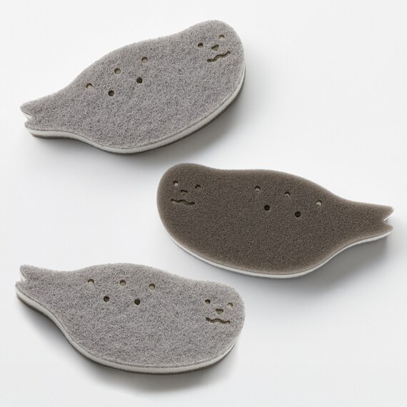 アザラシ キッチンスポンジ 3個セット(TY) 1枚目画像