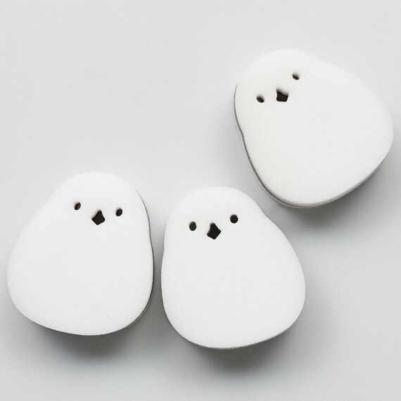 シマエナガ キッチンスポンジ 3個セット(TY) 1枚目画像