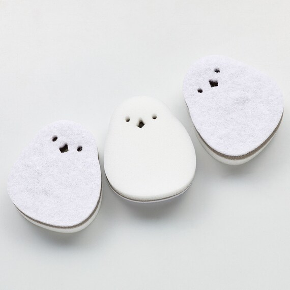 シマエナガ キッチンスポンジ 3個セット(TY) 3枚目画像