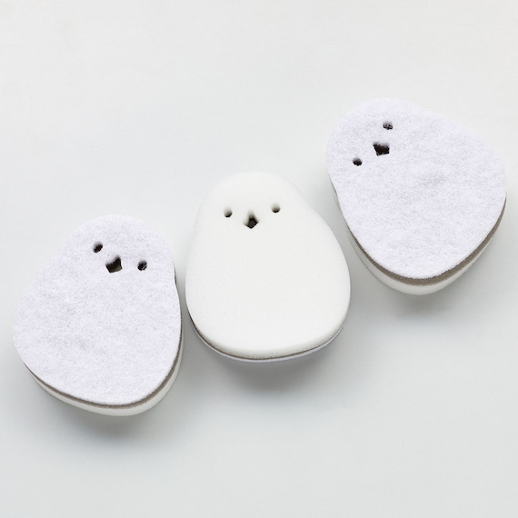 シマエナガ キッチンスポンジ 3個セット(TY) 3枚目画像