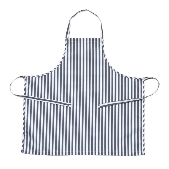 しまがらキッチンエプロン(グレー TY) 2枚目画像