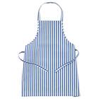 しまがらキッチンエプロン(ブルー TY) 1枚目画像