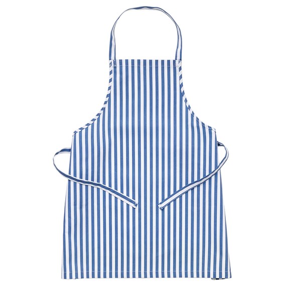 しまがらキッチンエプロン(ブルー TY) 1枚目画像