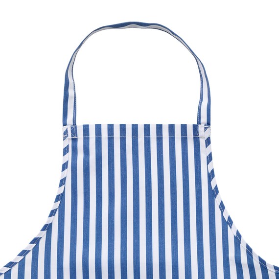 しまがらキッチンエプロン(ブルー TY) 3枚目画像