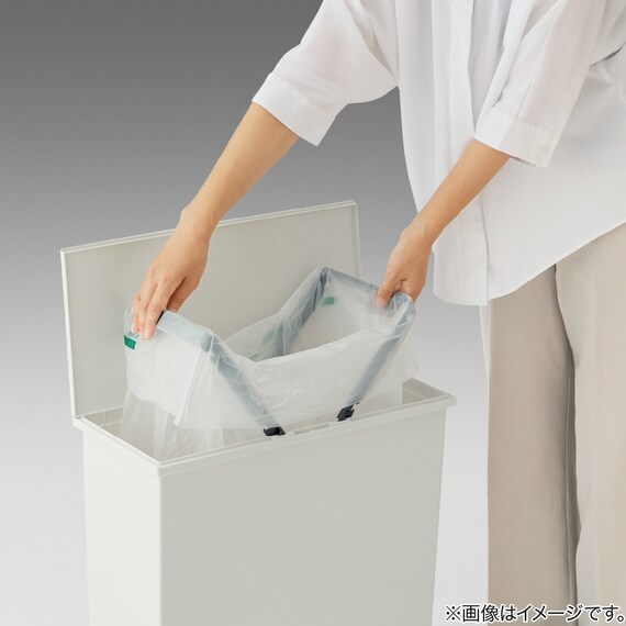 オープンワイドペダルペール 45L(ホワイト) 5枚目画像