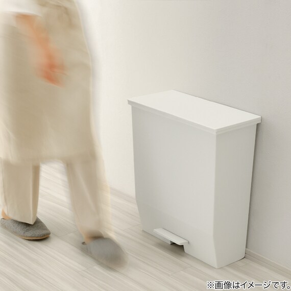オープンワイドペダルペール 45L(ホワイト) 8枚目画像