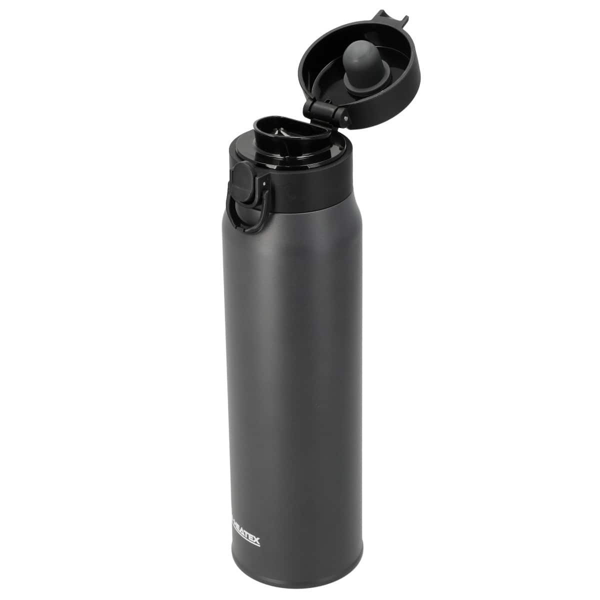 保温ボトル 超保冷・保温ボトル 800ml ワンタッチオープン グレー ( N-HEATEX