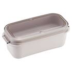 ラク洗 2段 ランチボックス570ml(ライトグレー) 1枚目画像