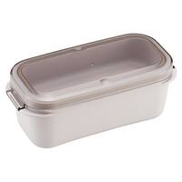 ラク洗 2段 ランチボックス570ml(ライトグレー)