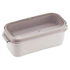 ラク洗 2段 ランチボックス570ml(ライトグレー) 1枚目画像