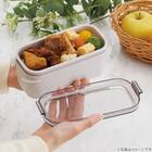 ラク洗 2段 ランチボックス570ml(ライトグレー) 4枚目画像