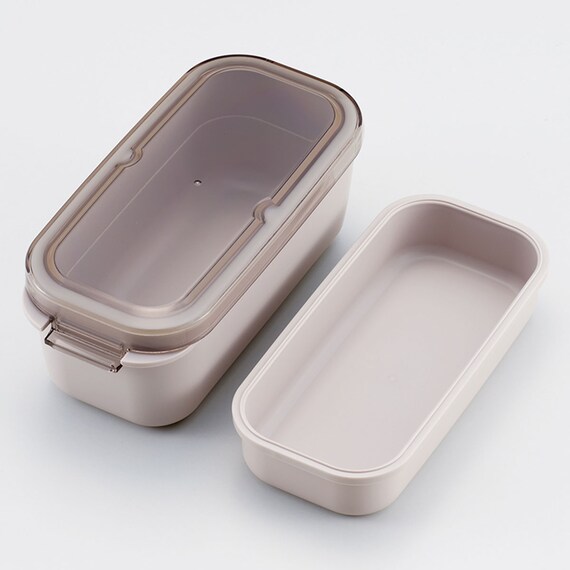 ラク洗 2段 ランチボックス570ml(ライトグレー) 6枚目画像