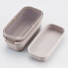 ラク洗 2段 ランチボックス570ml(ライトグレー) 6枚目画像