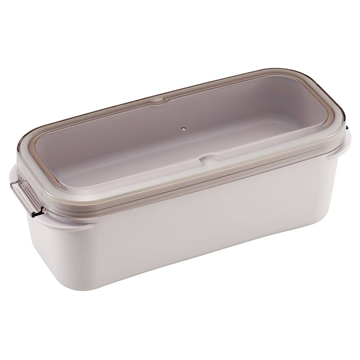 ラク洗 2段 ランチボックス570ml(ライトグレー) | ニトリネット【公式