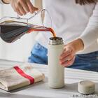 茶こし付きハンドルボトル(450ml アイボリー) 3枚目画像