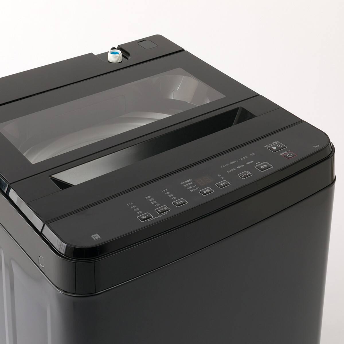 6kg全自動洗濯機(NT60T1 ブラック) 延長保証付き(リサイクル回収なし