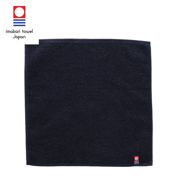 今治抗菌防臭ハンカチタオル(NV) 1枚目画像