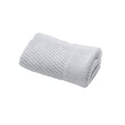 2重パイルで吸水&乾きやすい フェイスタオル(33x80 LGY WT006) 1枚目画像