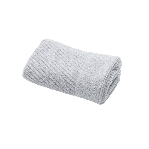 2重パイルで吸水&乾きやすい フェイスタオル(33x80 LGY WT006) 1枚目画像