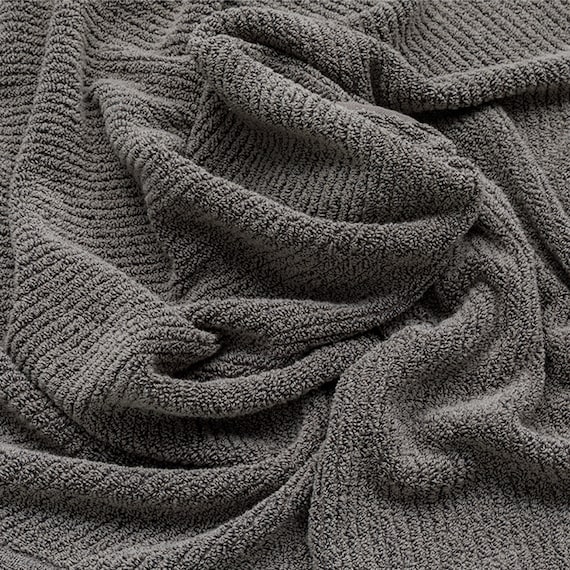 2重パイルで吸水&乾きやすい スリムバスタオル(DGY 33x120 WT006) 10枚目画像