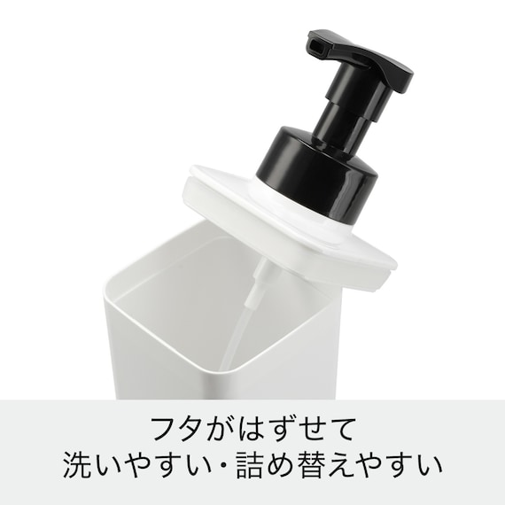 泡ディスペンサー(Nアーバン 300ml ホワイト) 3枚目画像