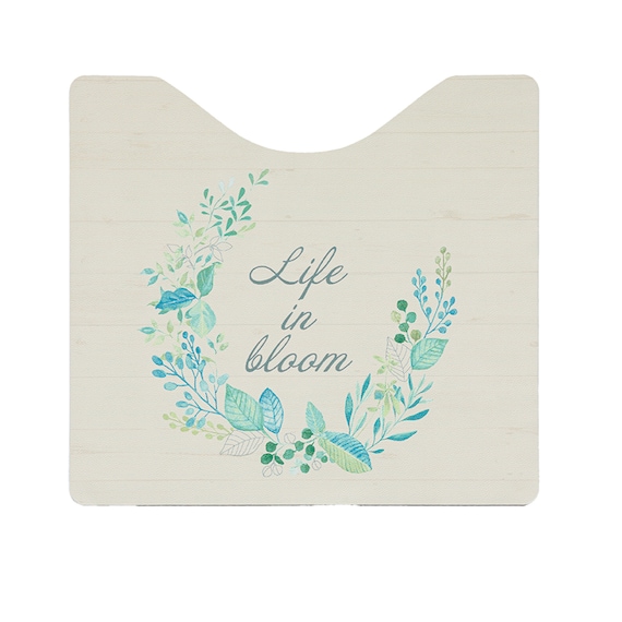 水洗いできる トイレマット(リース JQ31) 4枚目画像