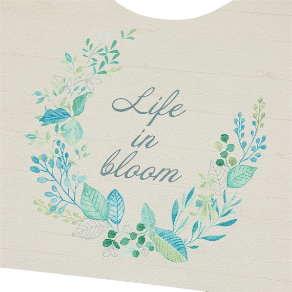 水洗いできる トイレマット(リース JQ31) 6枚目画像