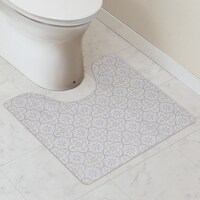 拭けるトイレマット(タイルガラ GY NA31)