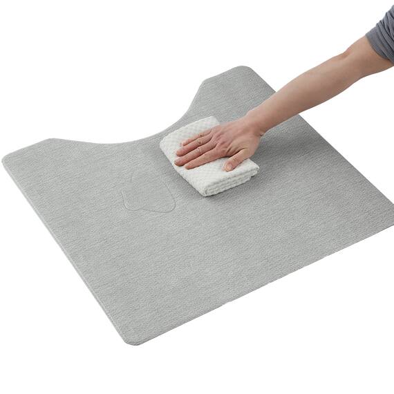 拭けるPVCトイレマット(GY WJ01) 2枚目画像