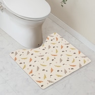 水洗いできるトイレマット(CA JQ25)
