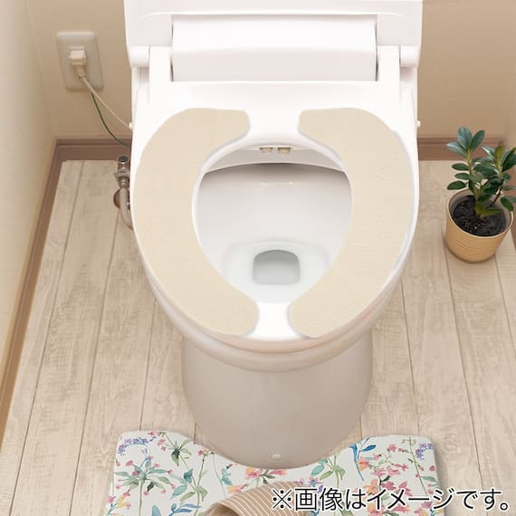 吸着便座シート(N3 ベージュ HO21) 2枚目画像