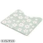 【3点セット】トイレマット+普通型/洗浄・暖房型どちらにも合うフタカバー+洗えるトイレスリッパ(RSP GR LG26) 5枚目画像