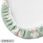 【3点セット】トイレマット+普通型/洗浄・暖房型どちらにも合うフタカバー+洗えるトイレスリッパ(RSP GR LG26) 15枚目画像