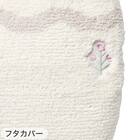 【3点セット】トイレマット+普通型/洗浄・暖房型どちらにも合うフタカバー+洗えるトイレスリッパ(RSP2 IV RW26) 15枚目画像