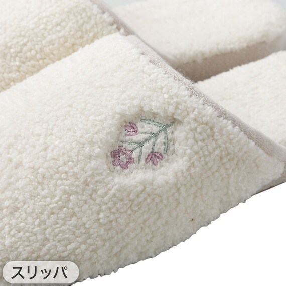 【3点セット】トイレマット+普通型/洗浄・暖房型どちらにも合うフタカバー+洗えるトイレスリッパ(RSP2 IV RW26) 23枚目画像