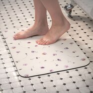 珪藻土入りやわらかバスマット(38X59NC10スミレ)