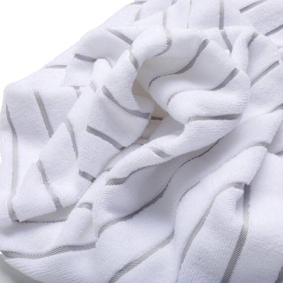 【2枚セット】ベーシックな抗菌防臭 バスタオル 60x120cm(GY WS003) 6枚目画像