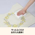 PUトイレマット55×60(ミモザ柄 NC01) 2枚目画像