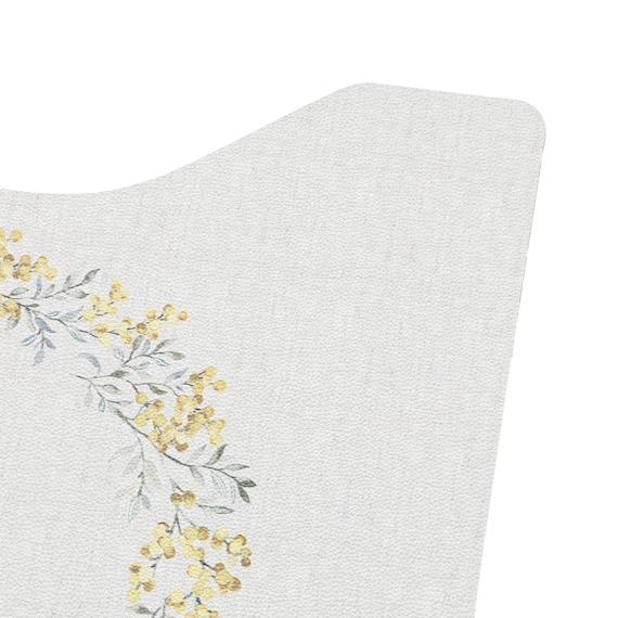 PUトイレマット55×60(ミモザ柄 NC01) 9枚目画像