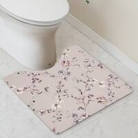 PUトイレマット55×60(花柄 LPU NN9)