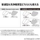 共通トイレフタカバー(ローズ RW24) 2枚目画像