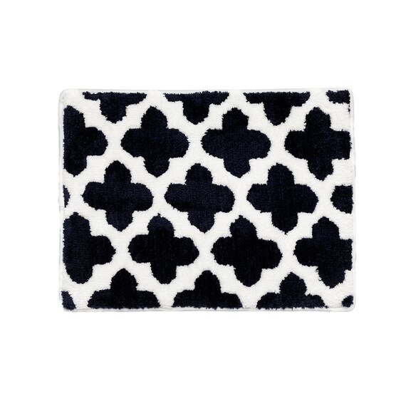 足元さらさら低反発バスマット(NV  45x60 WT01) 1枚目画像